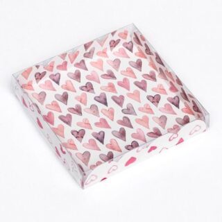 Коробка для печенья, "Любовь" 15 х 15 х 3