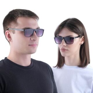 Очки солнцезащитные OneSun, uv 400, 14.7 × 4.9 см, линза 4.3×5.3 см, фиолетовые