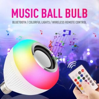 12 Вт светодиодная беспроводная лампочка Bluetooth-динамик с дистанционным управлением RGB Smart Music E27 потолочный светильник для спальни для вечеринки белый