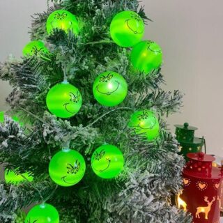 2025 New Christmas LED Lights Battery Operated Christmas String Lights Decorations for Tree Home Garden Indoor Outdoor Beads 703 1.5M 10 leds