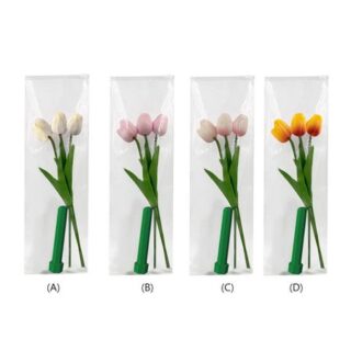 3 светодиодных ночника Tulip, энергосберегающая лампа для прикроватной тумбочки для украшения кафе B