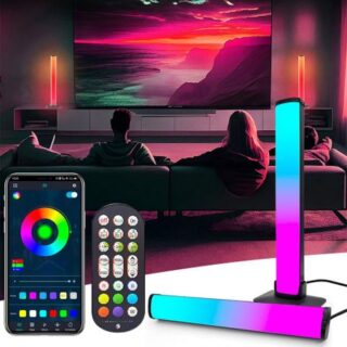 2X Smart RGB светодиодные полосы, меняющие цвет, музыкальная ТВ-подсветка, игровая лампа Ambient 2 Pack