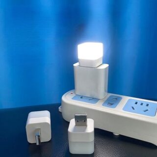 1 шт., лампа с USB-разъемом, мини-ночник, компьютер, мобильная зарядка, маленькая книжная лампа, светодиодная лампа для защиты глаз, квадратная лампа для чтения белый