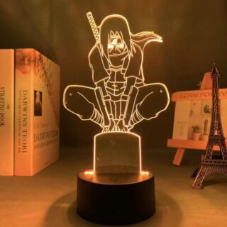 3D светодиодная лампа аниме Наруто ночник Учиха Итачи рисунок 3D светодиодная лампа для декора спальни прикроватная лампа для детей подарок на день рождения в стиле манга