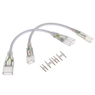 2-контактный угловой светодиодный разъем RGB-прямой разъем Средние двойные разъемы 6MM