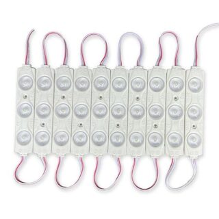 20шт DC12V SMD 3 светодиодный модуль водонепроницаемый IP67 декоративная лампа с жесткой полосой