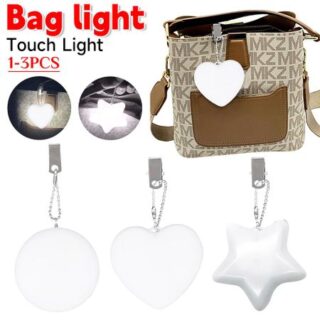 1/2/3 PCS LED Purse Light Sensor Touch Activated Handbag Light Night Light Bed Lamp Best Gifts for Women Mother Friends