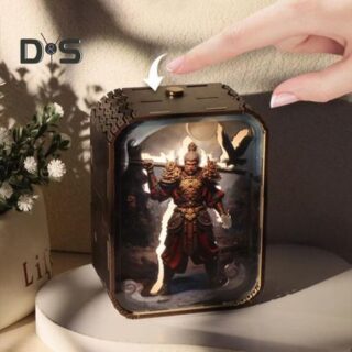 3D деревянные пазлы ночник сенсорное управление регулировка яркости без мерцания защита глаз DIY деревянные пазлы ночник прикроватный светильник A