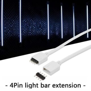 4-контактный удлинительный кабель RGB 5050 3528 светодиодная лента соединительный провод шнур U 0.3m
