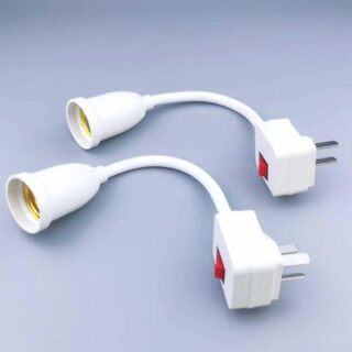 Энергосберегающая винтовая лампочка E27 с переключаемым патроном square lamp holder