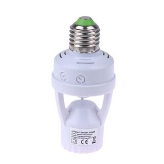 1 шт. Ac100-240V E26/E27 розетка конвертер с датчиком движения Pir светодиодный цоколь лампы интеллектуальный переключатель лампочка держатель лампы белый